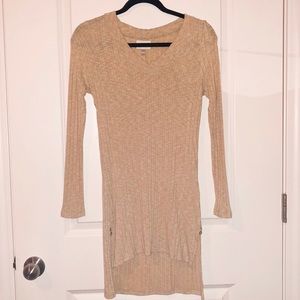 Anthropologie ribbed tunic